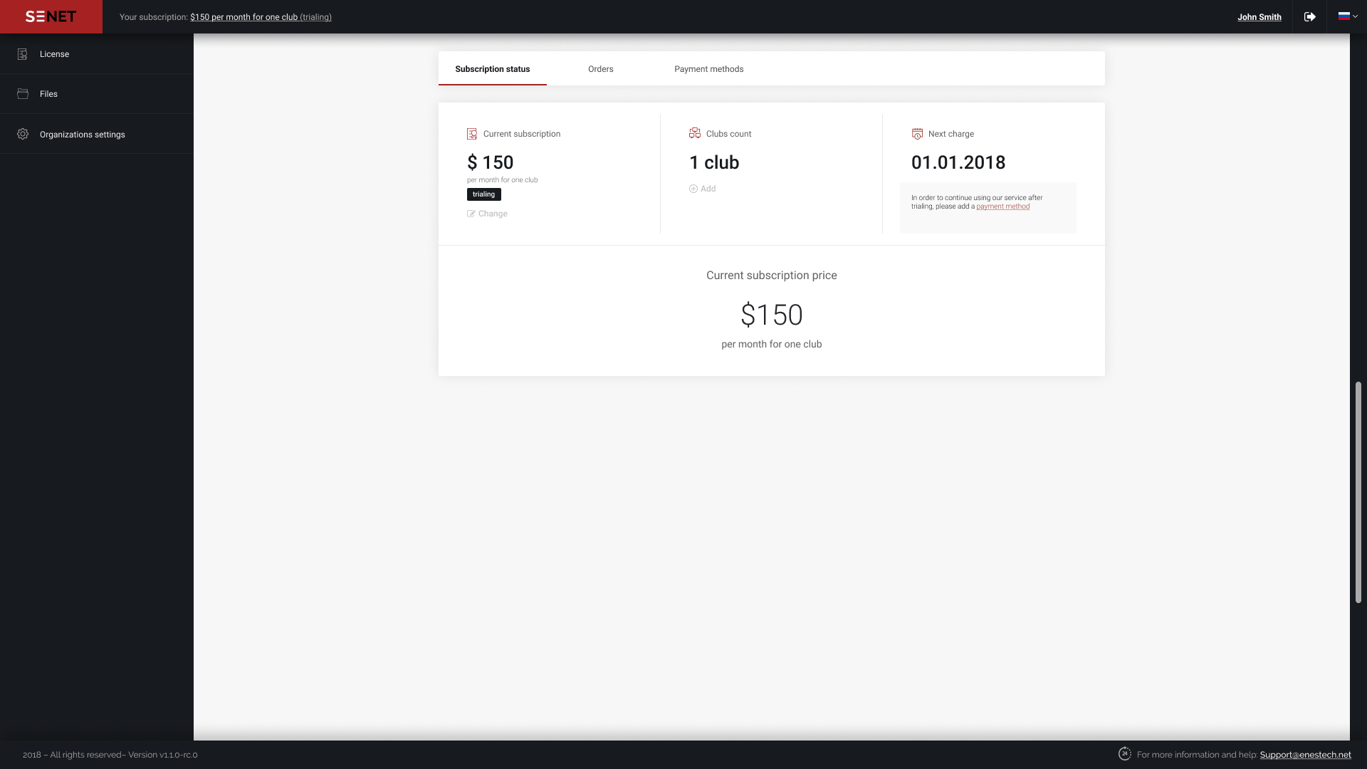 Enestech customer portal (ECP)